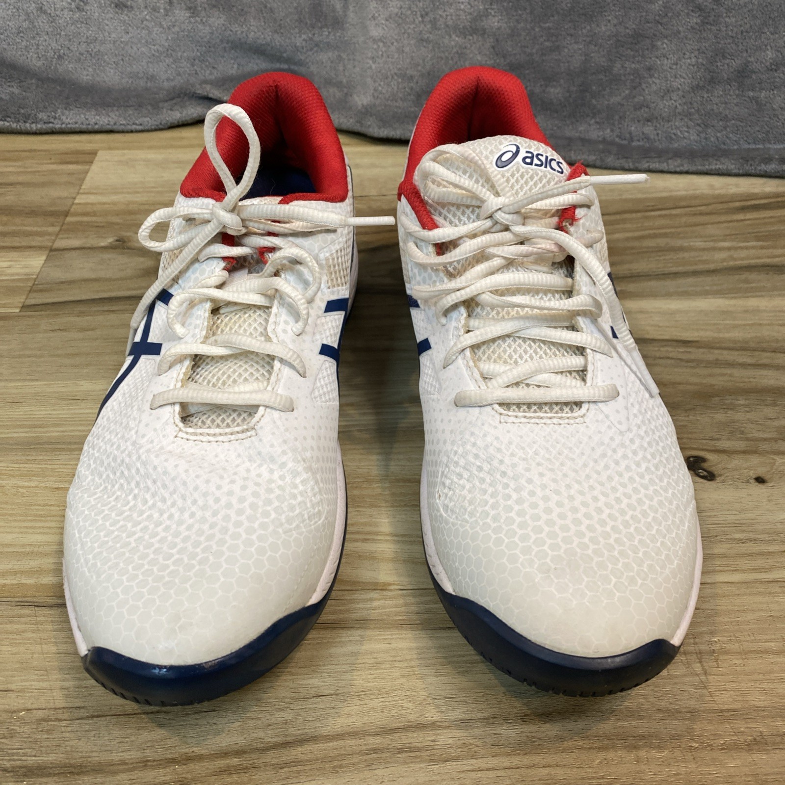 Size 10.5 – Asics Gel Game 9 Pickleball White And Night Sky