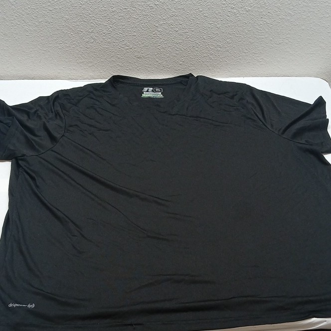 Russell Dri-Power 360 FreshForce Training Fit Crew Neck T-Shirt Black 3XL
