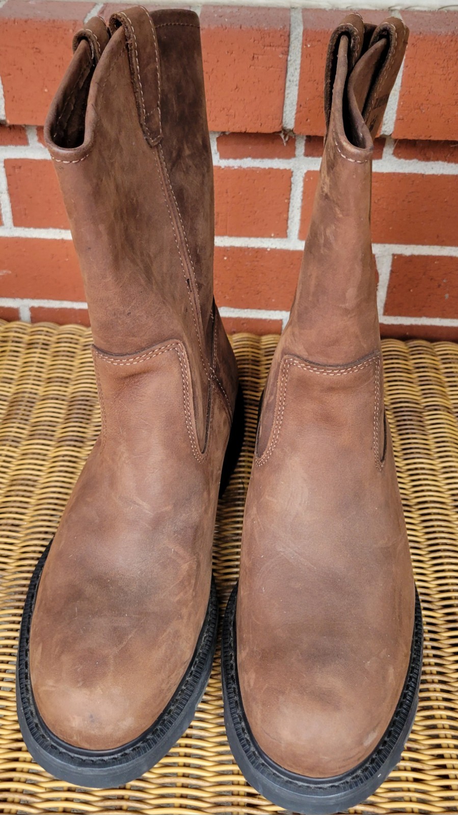 Wolverine Wellington W04727 Men’s Brown Leather Work Western Boots – Size 11. 5
