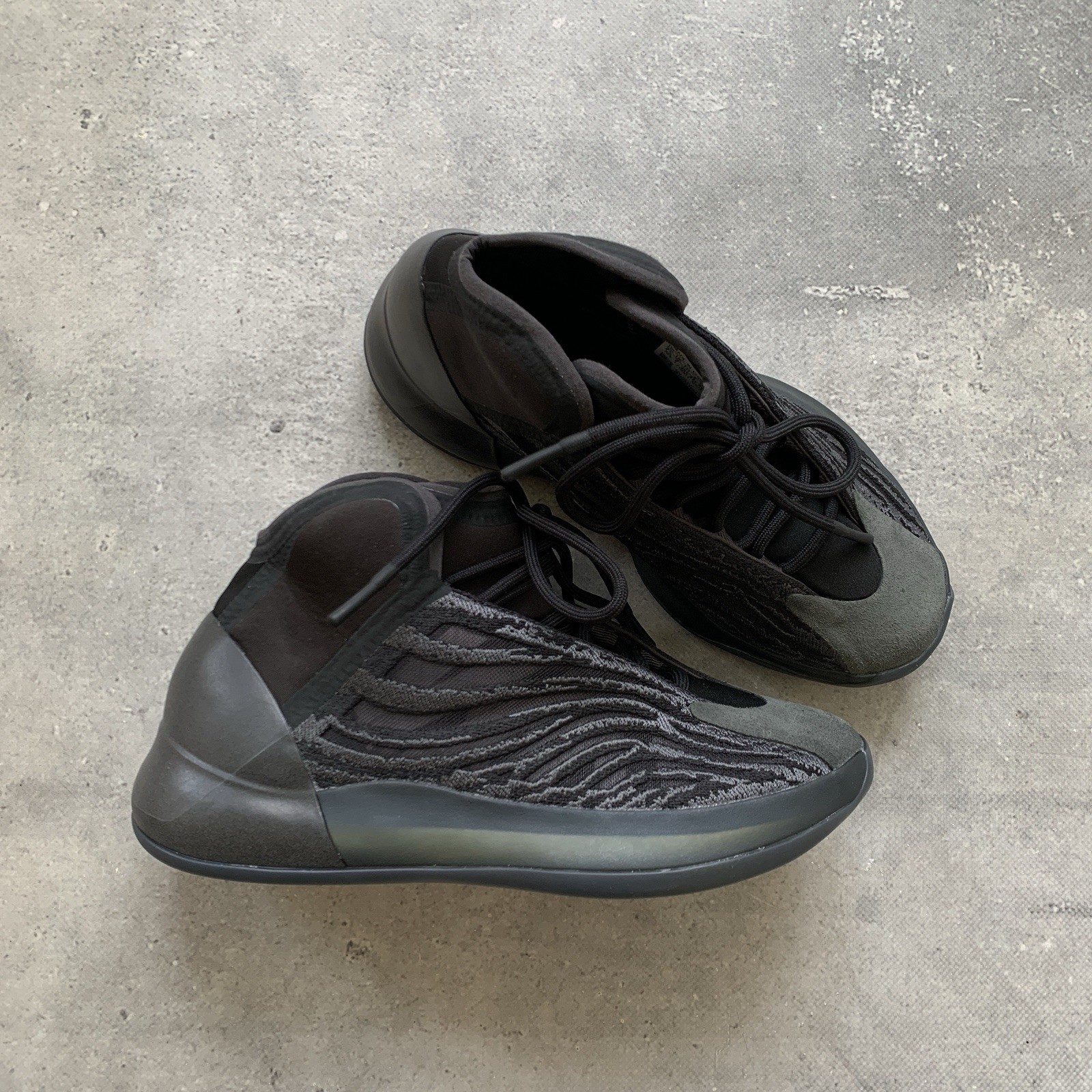 ADIDAS YEEZY QNTM GX1317 BLACK QUANTUM HI SNEAKERS SIZE US 7.5 UK 7 EU 40 2/3