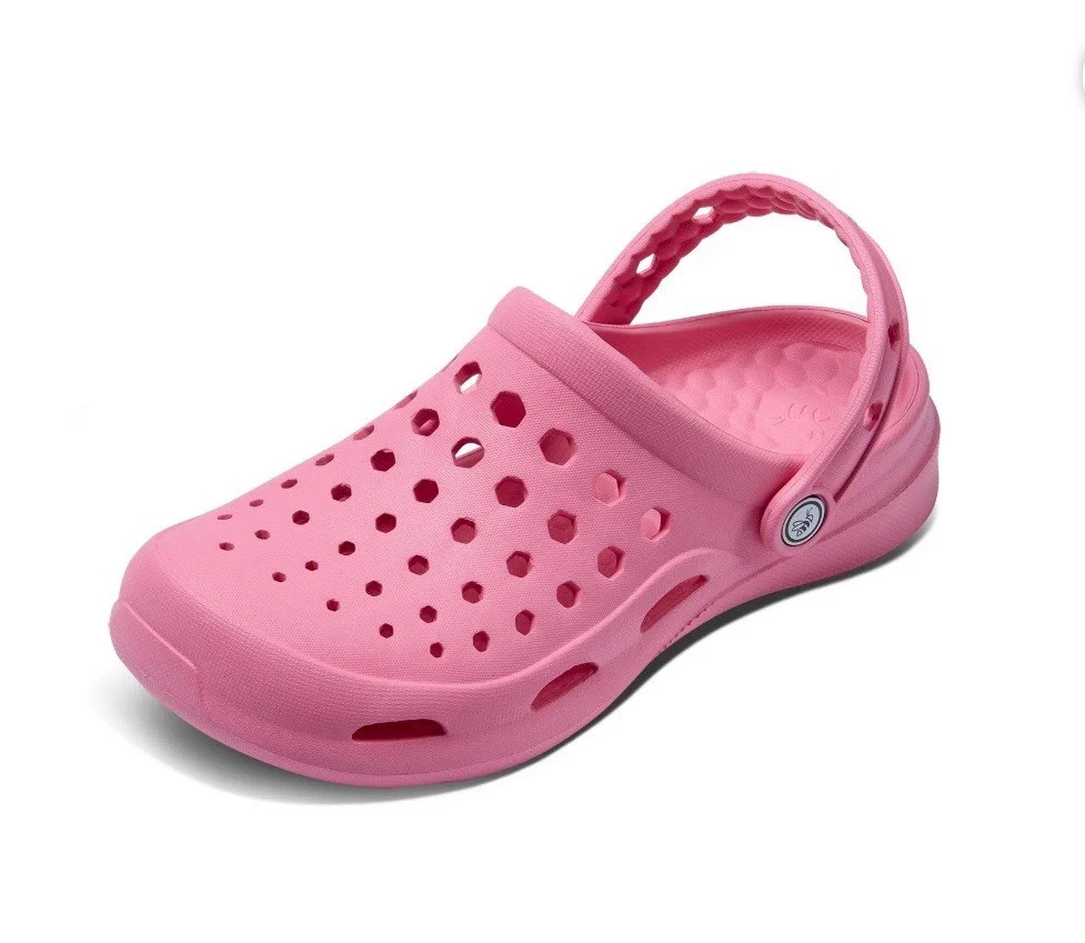 JOYBEES Unisex Size 7 Women/ 5 Men Active Clog Comfort Sandals • Pink