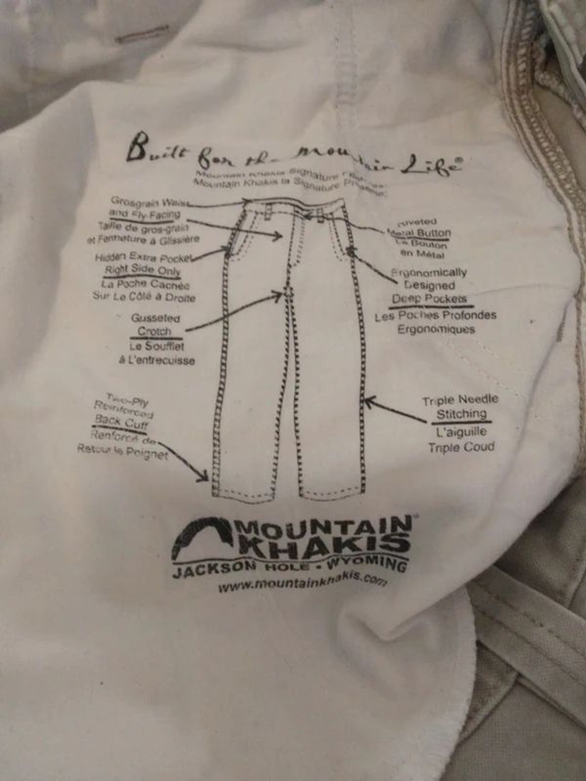 Heavy Duty Mountain Khakis Utility Pants Men’s Size 34 X 34