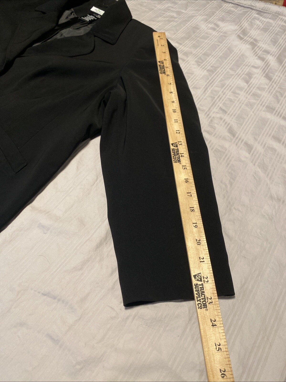 East 5th Size 22P Black Blazer Nanotex Fabric Business Travel Single Breasted