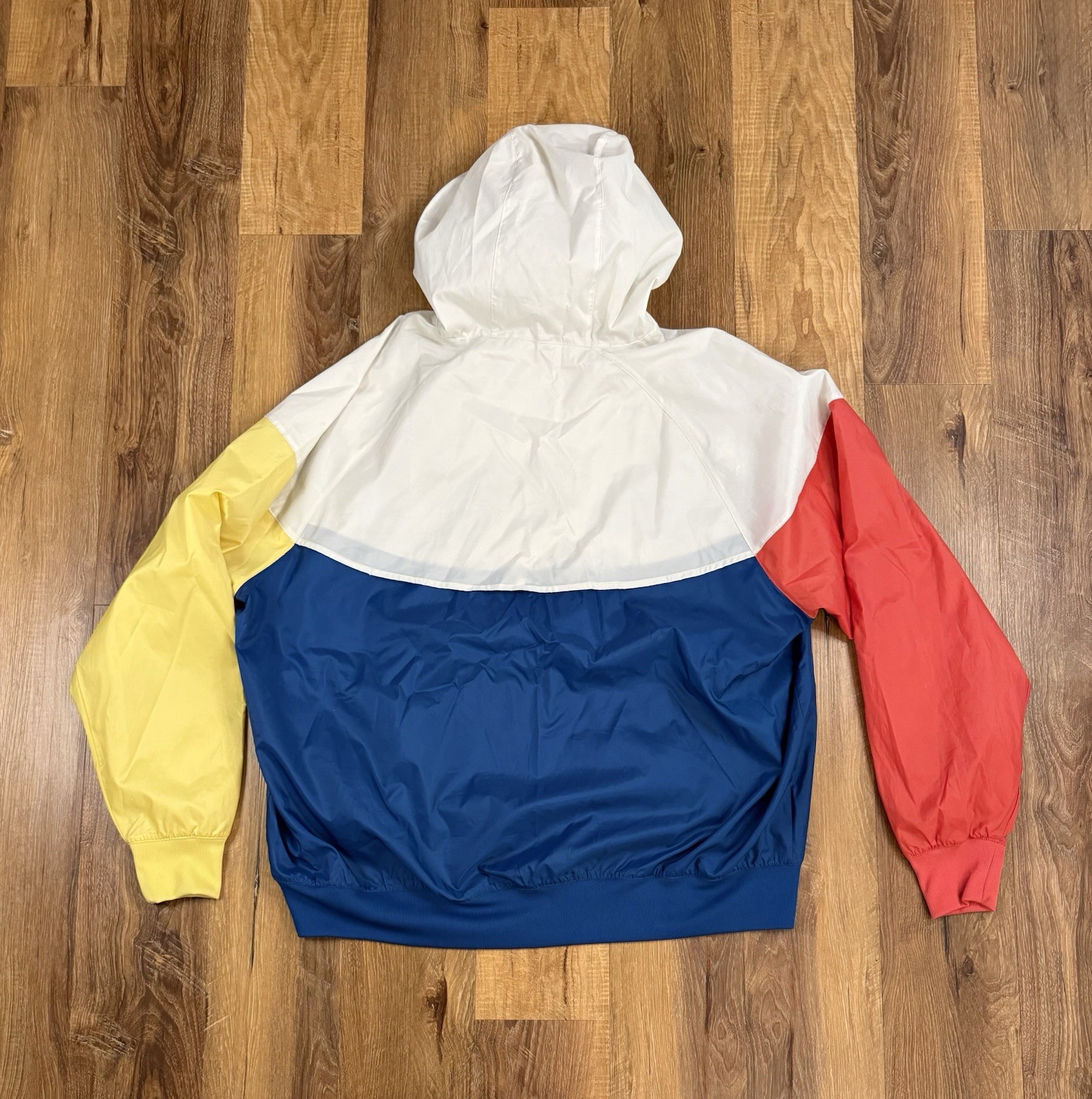 Nike Windrunner Woven Windbreaker Jacket Premier Color Multi Tricolor Hoodie XL