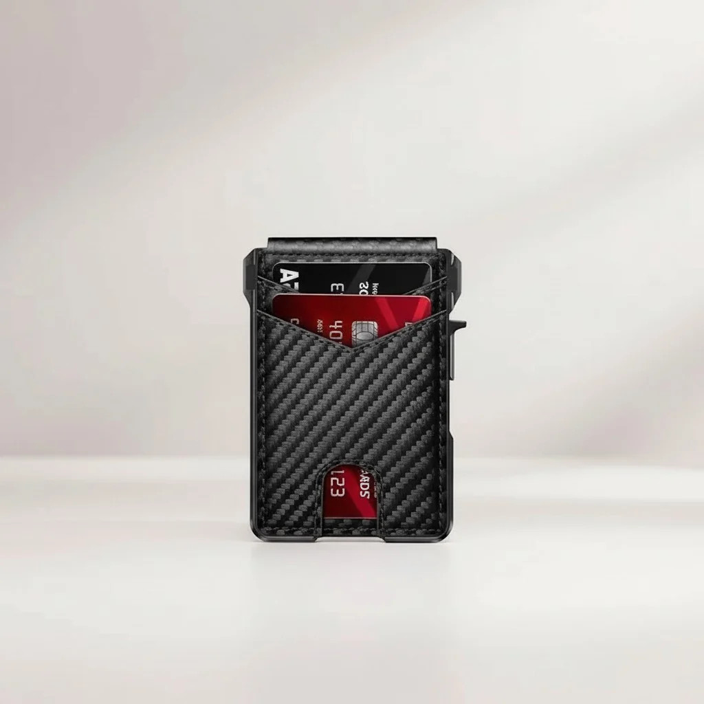 Slim Carbon Fiber Card Holder Wallet