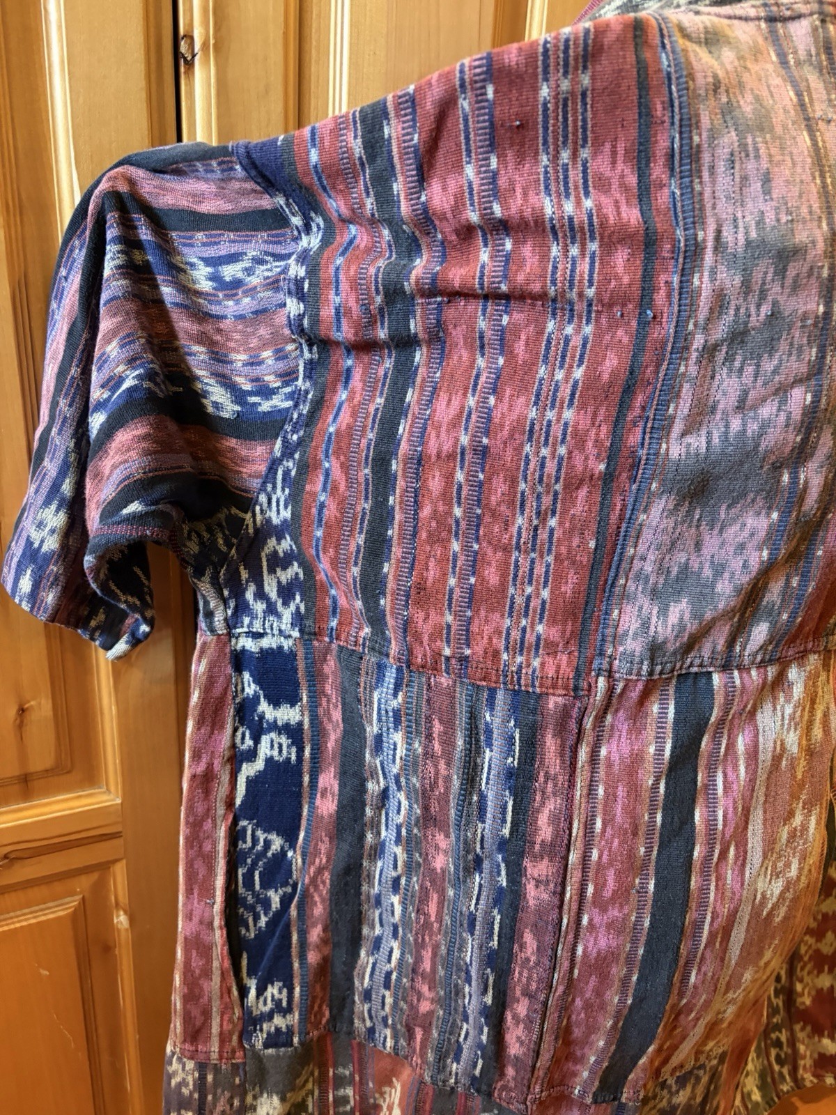 Art to Wear Vintage Ikat Kimono Patchwork Wild Woman Wild Thing Hand Made