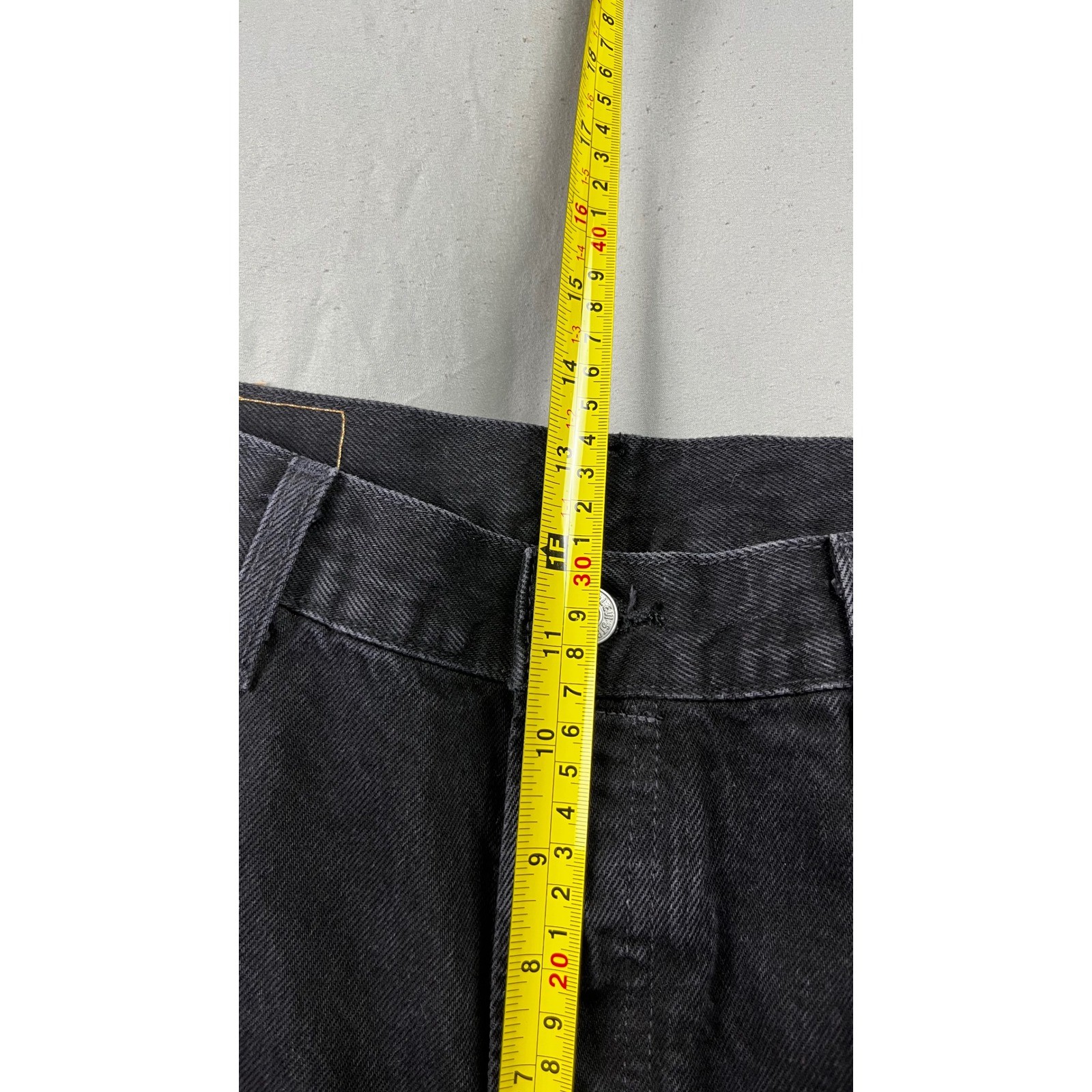 Levi’s 501 DT Denim Tears Mens Black Straight Leg Jeans 36×34 Button Fly New
