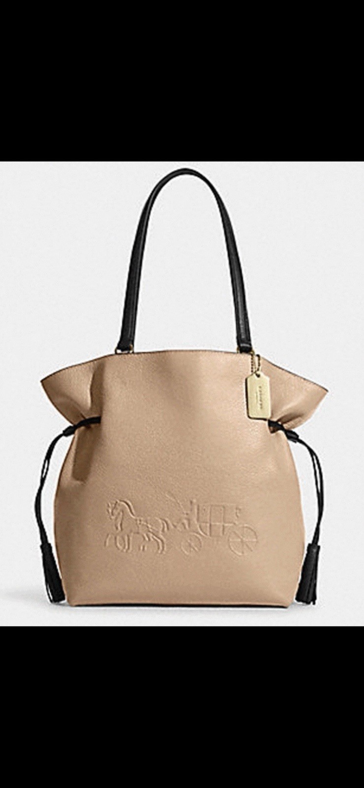 Coach Andy Tote Taupe