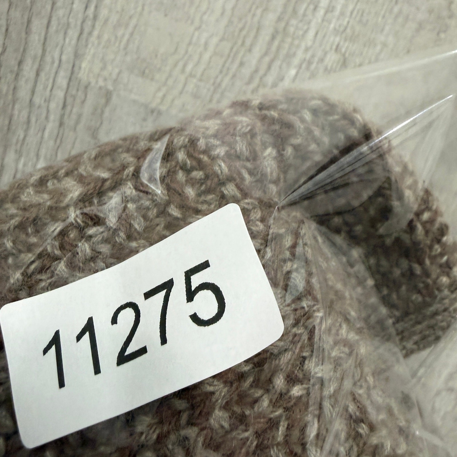 J Peterman 100% Wool Sweater Size Extra Small CS Brown Knit Turtleneck Fisherman