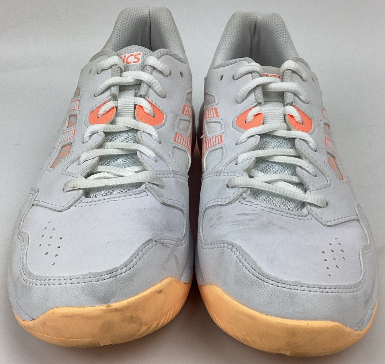 ASICS Women’s Gel-RENMA Pickleball Shoes White/Vivid Coral Size 9.5