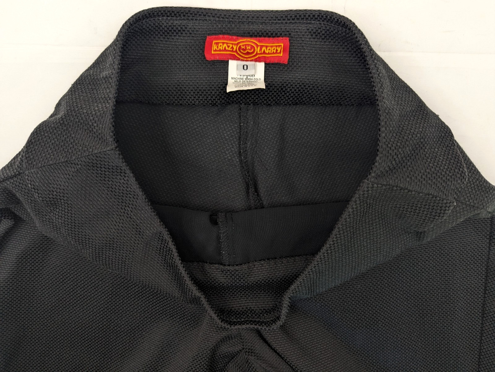 Krazy Larry Pull On Legging Pants Women 0 (26×27.5) Stretch Black – Made in USA