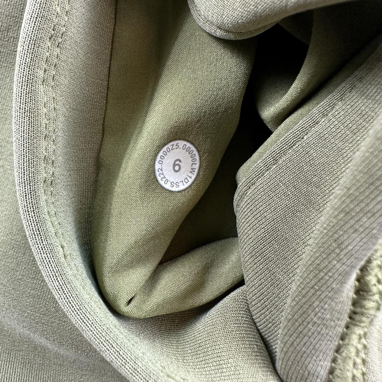 Lululemon Dress Womens 6 Olive Green Bronze Softstreme Back In Action Athletic