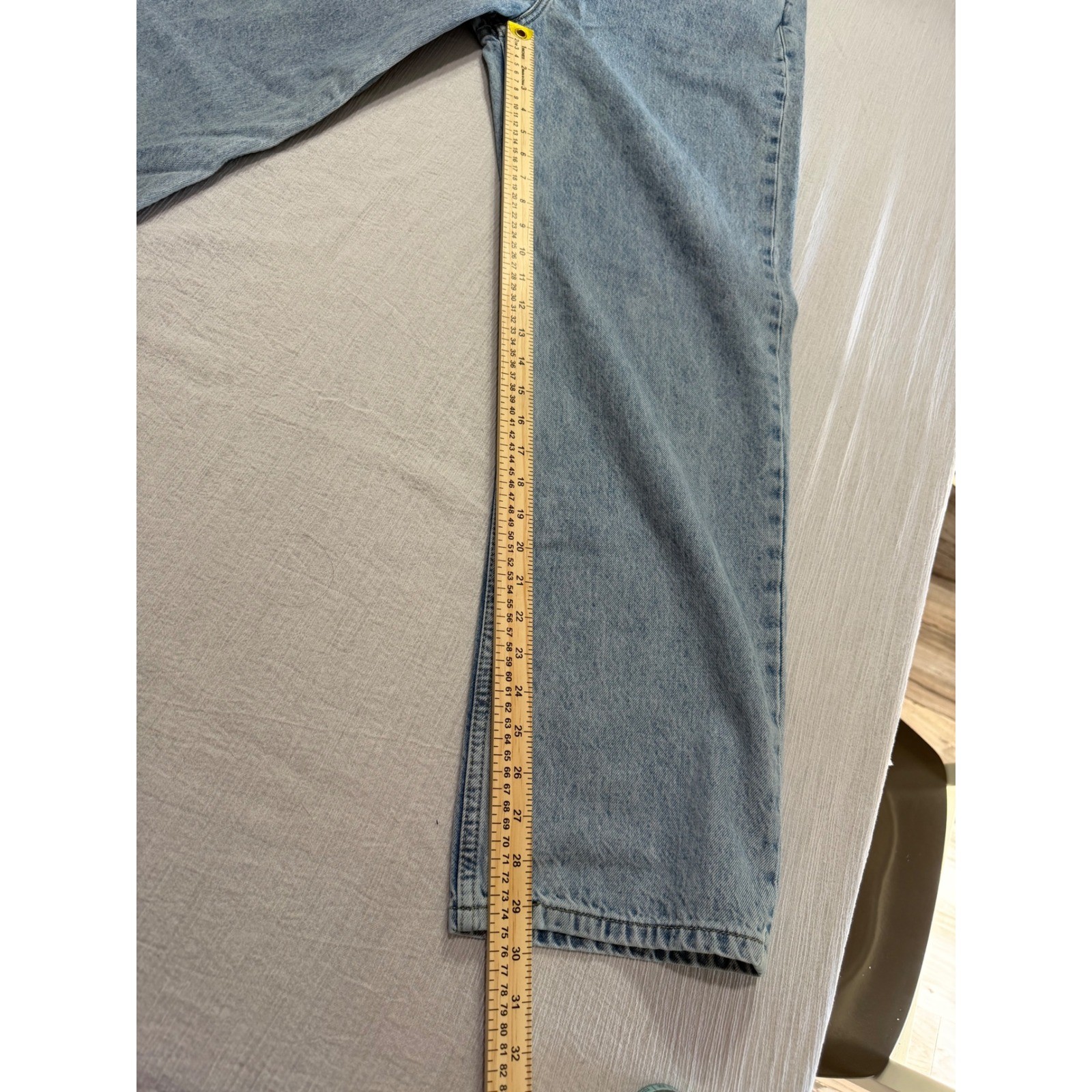 Levi’s Low Pro Straight Jeans Light Wash Blue Denim Women’s Size 30