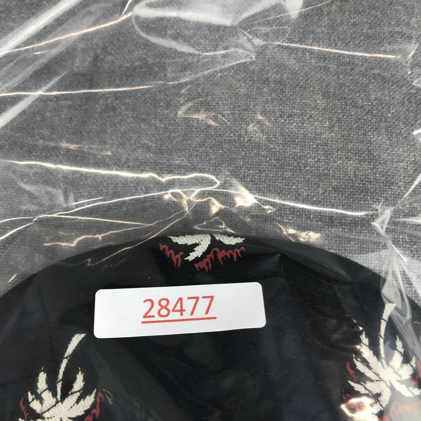 Palm Tree Embroidered Hat Cap Strap Back One Size Black Mens Tropical Beach