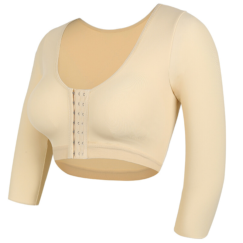 Women Arm Shaper Compression Sleeve Post Surgery Posture Corrector Top Shapewear