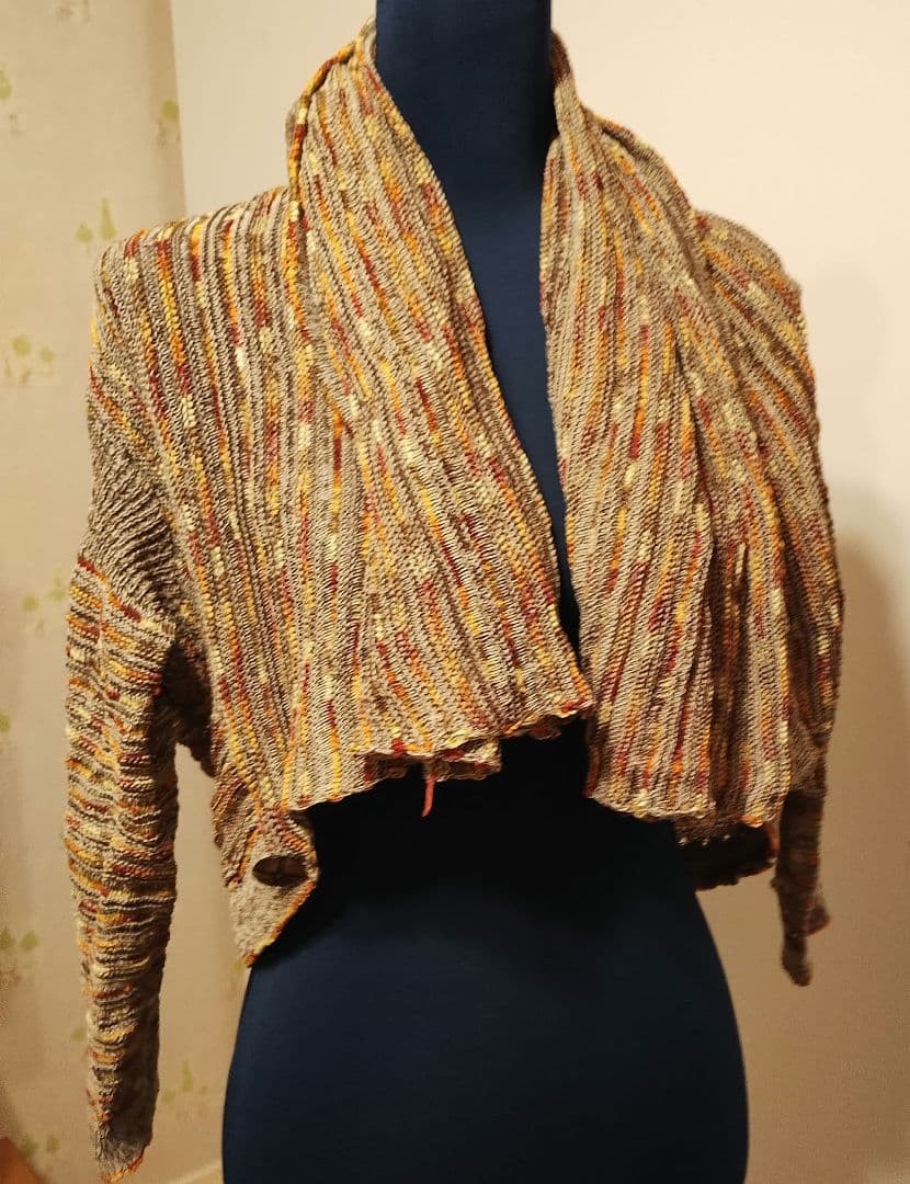 M.&KYOKO Multi-Stripe Long Sleeve Cardigan – Free Size
