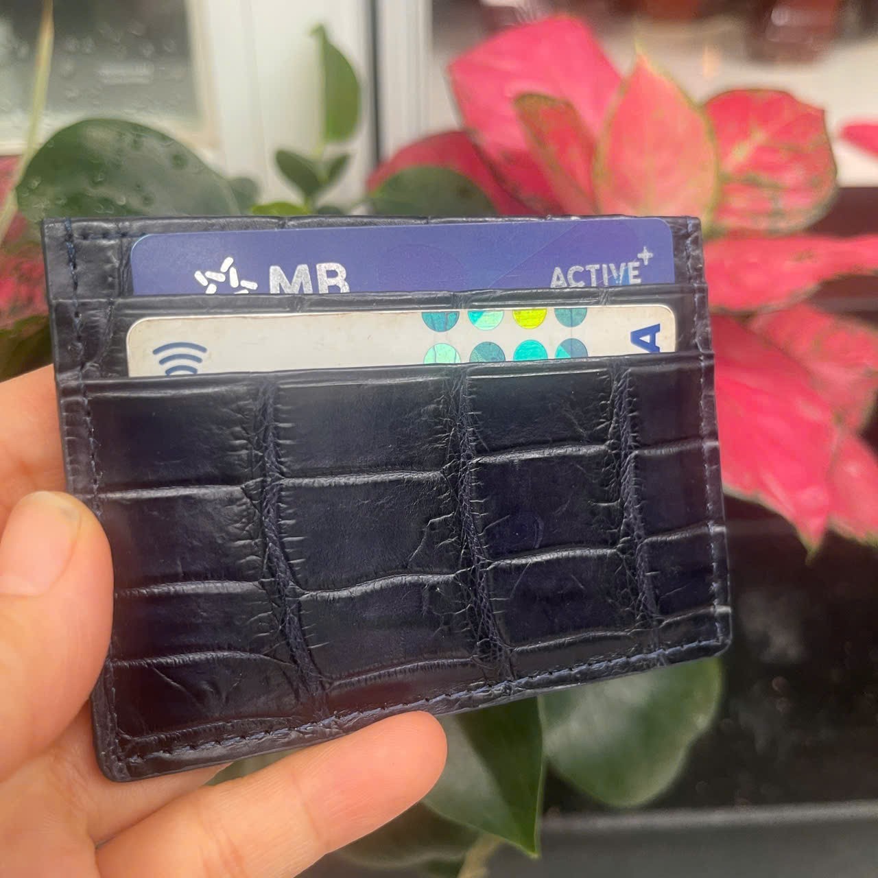 GENUINE LEATHER SKIN CREDIT CARD HOLDER/ WALLET CARD HOLDER FOR MEN
