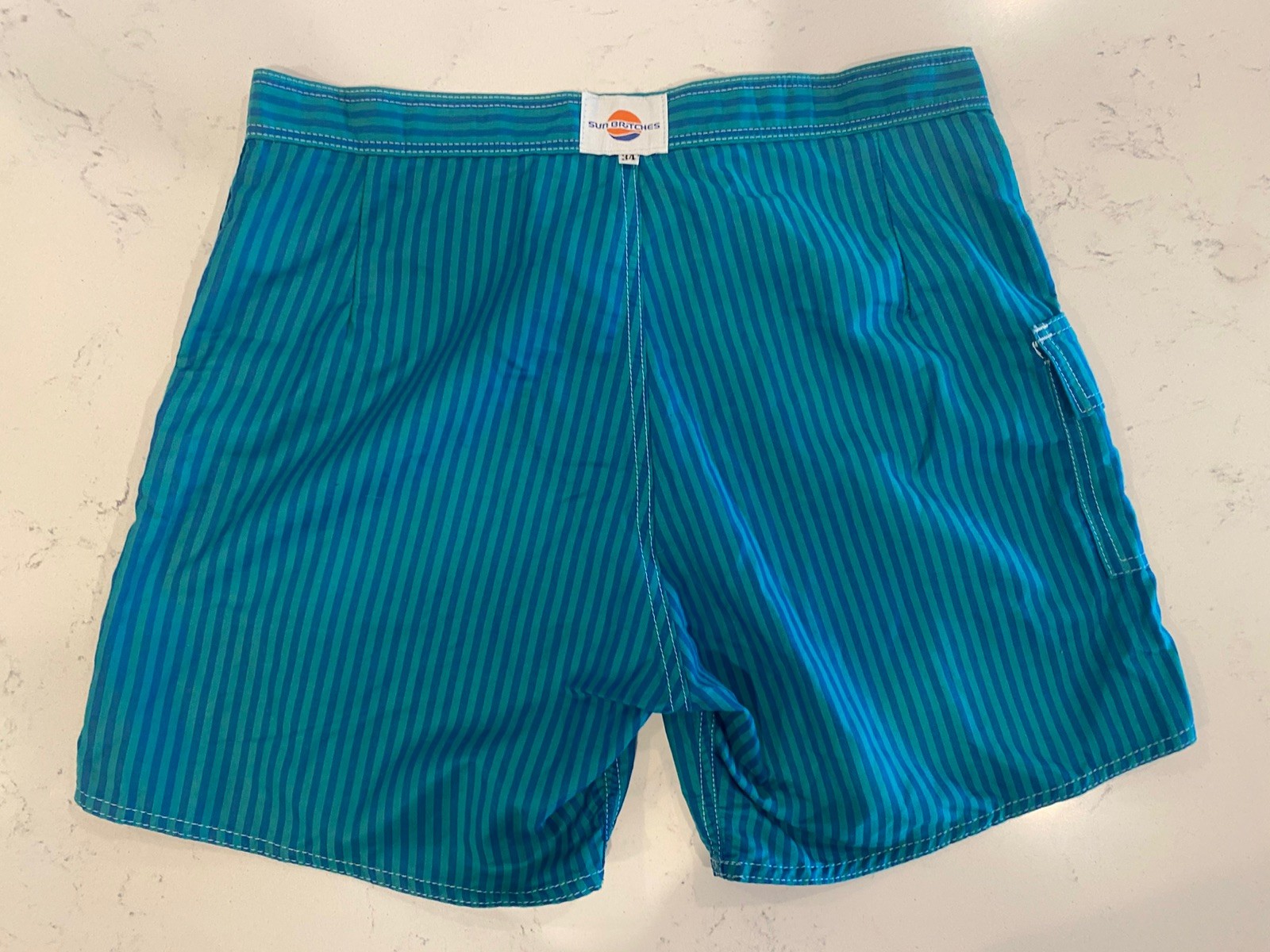 Sun Britches Mens Shorts 34 USA Made in W Palm Beach FL Vintage 70s