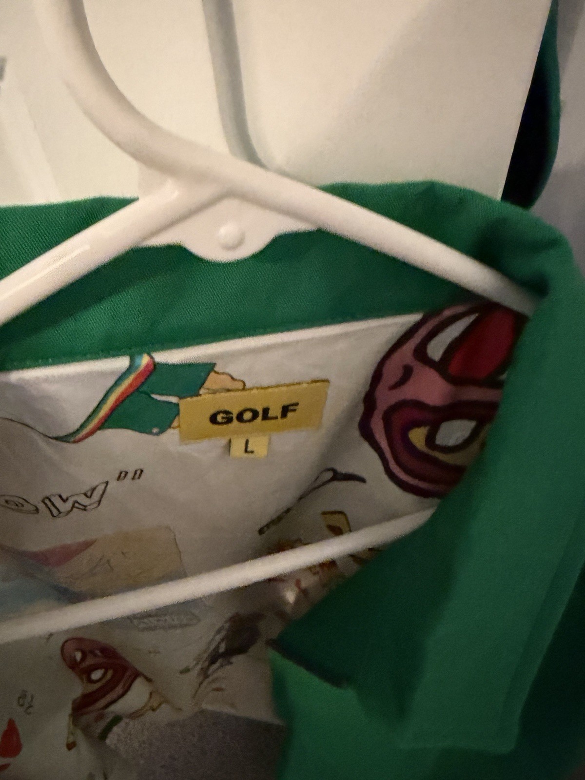 Golf Wang Cherry Bomb Bomber Jacket Men’s Size L And hat – Authentic