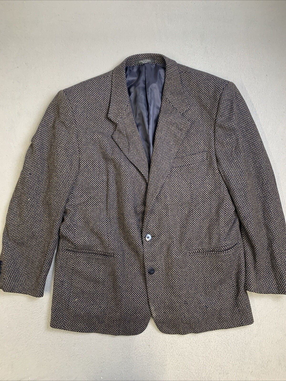 Dario Di Napoli Blazer Mens No Size 90% Wool 10% Cashmere 2 Button Sport Coat