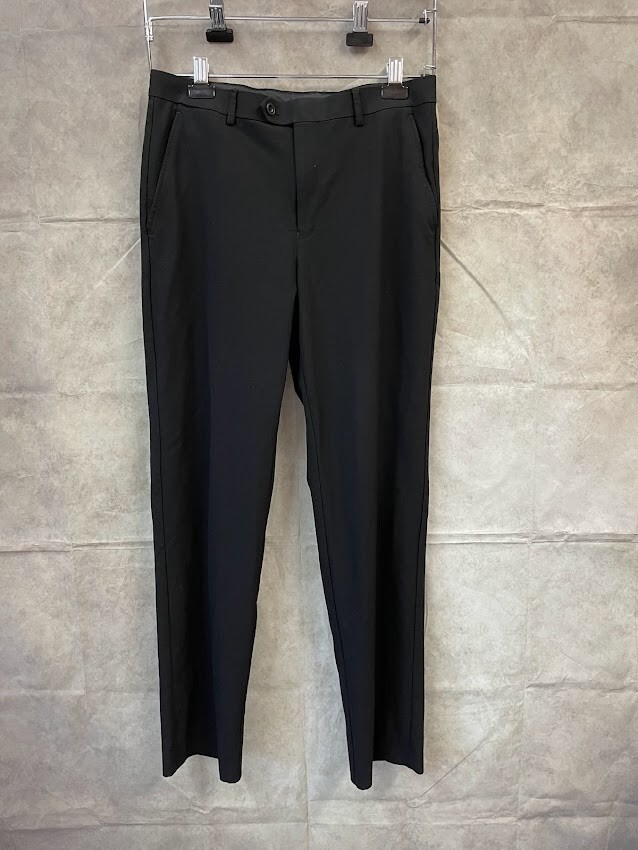 Michael Kors Men’s Black Dress Pants Flat Front Size W32 x L32