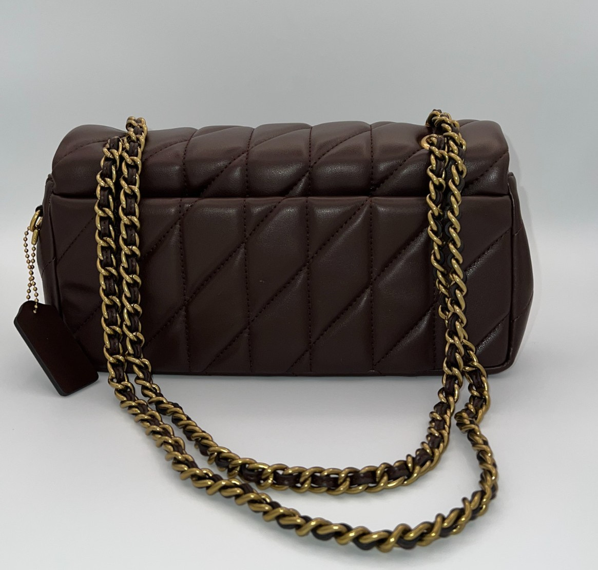 Coach Tabby Shoulder Bag 26 With Pillow Quilting Maple Color NWOT