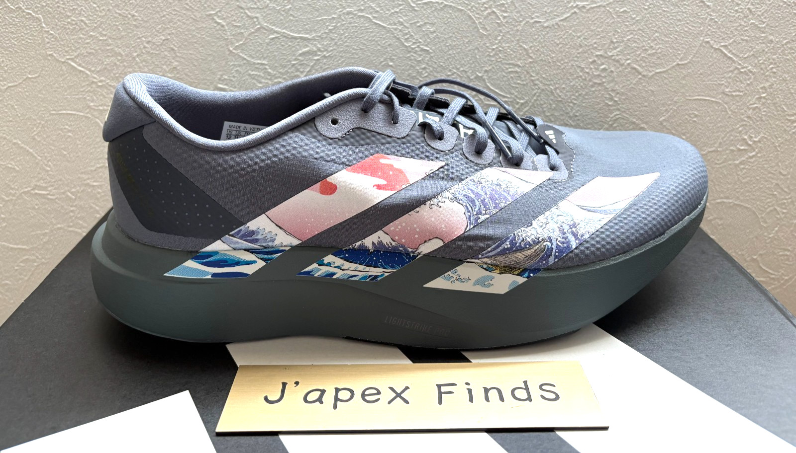 adidas Adizero EVO SL WOVEN M KH8448 ONIX OFF WHITE IRON MET. Men’s Size Custom