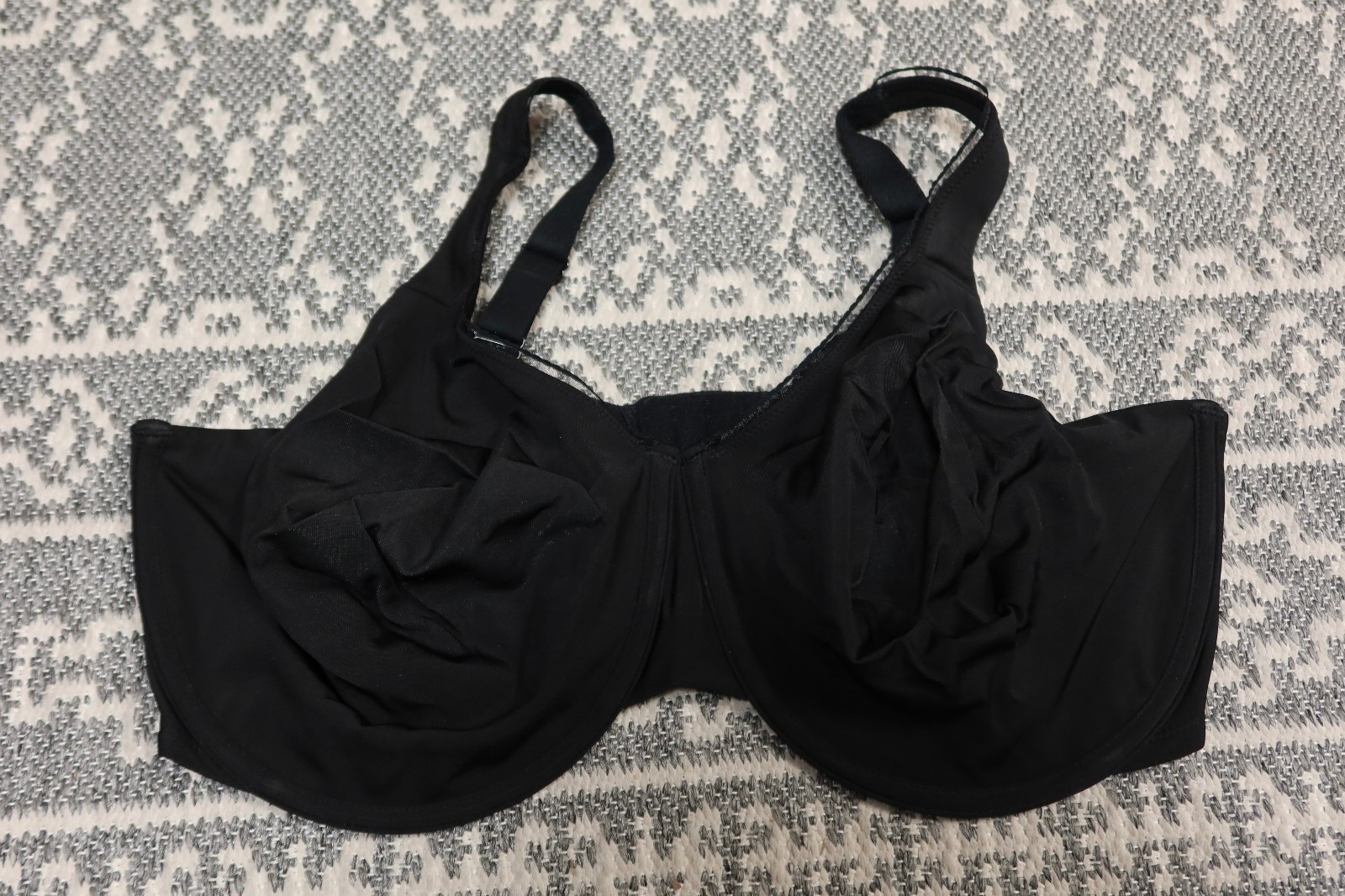 New Wacoal High Standards Underwire Bra – Size 42G – Black – # 855352