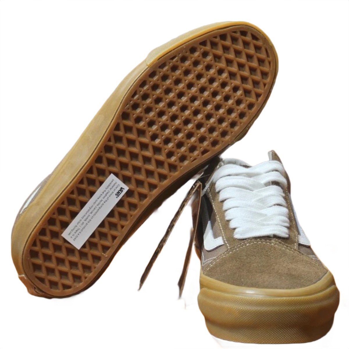 Vans LX Old Skool Brown White D560E0 Men’s New