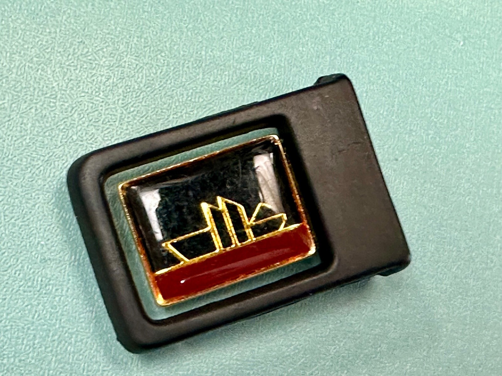 Vintage Sail Boat Nautical Retro Small Swingout Dress Style Formal Belt Buckle