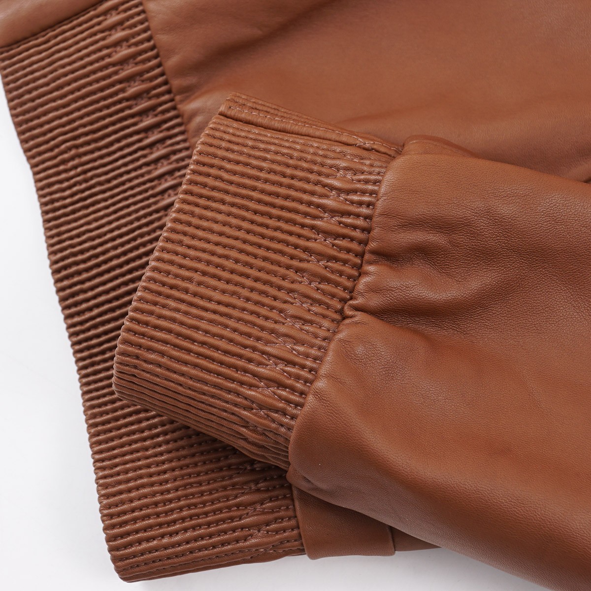 Brett Johnson Rich Coffee Brown Nappa Leather Hooded Jacket 3XL (Eu 58) NWT