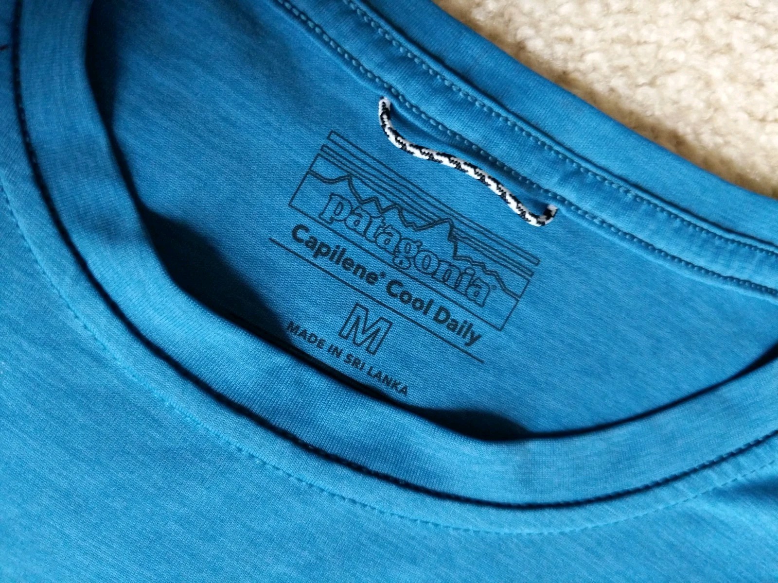 Patagonia Capilene Cool Daily Shirt Long Sleeve Mens Medium M – Blue
