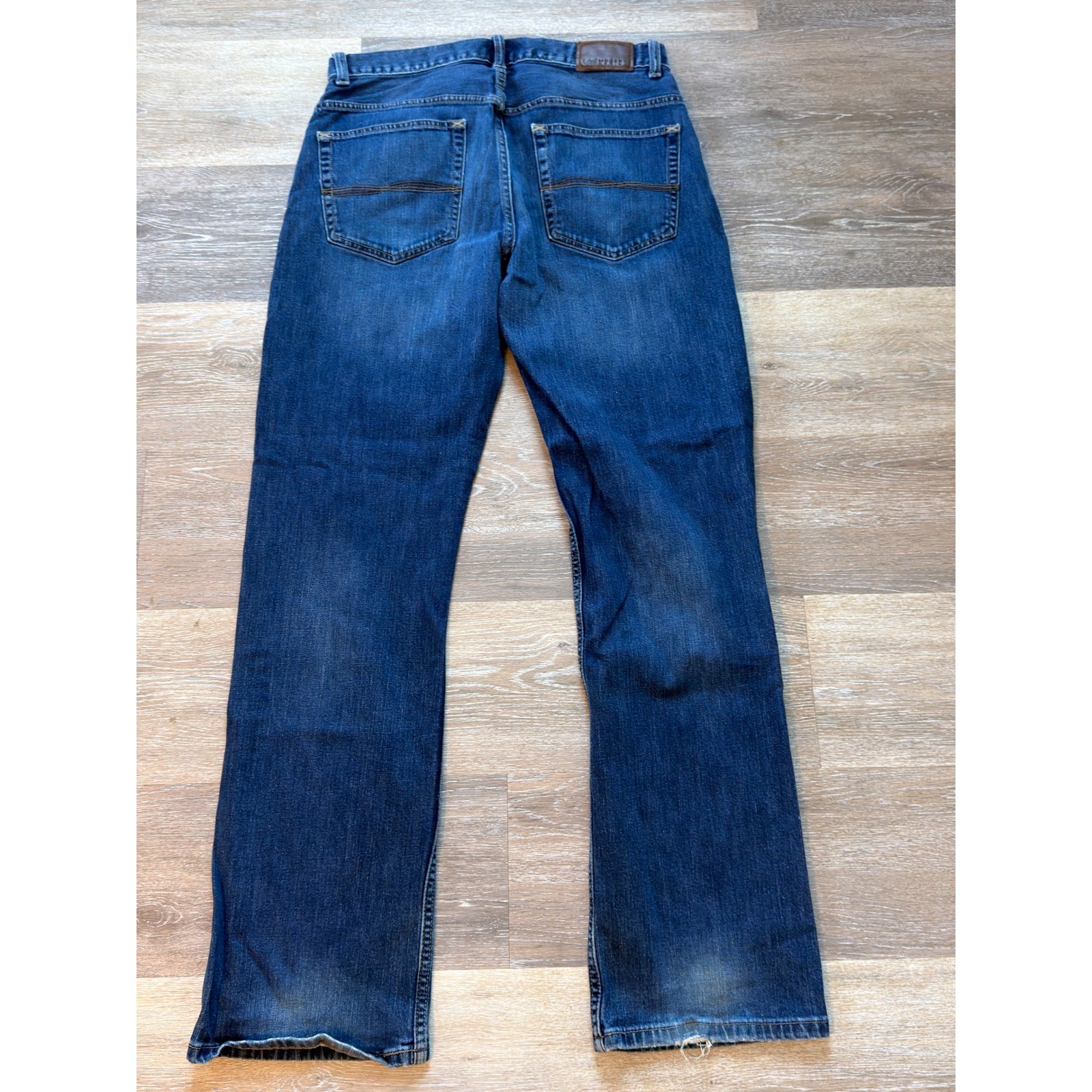 Lee Modern Series Mens Relaxed Fit Bootcut Jeans Blue Denim 32×34 L653