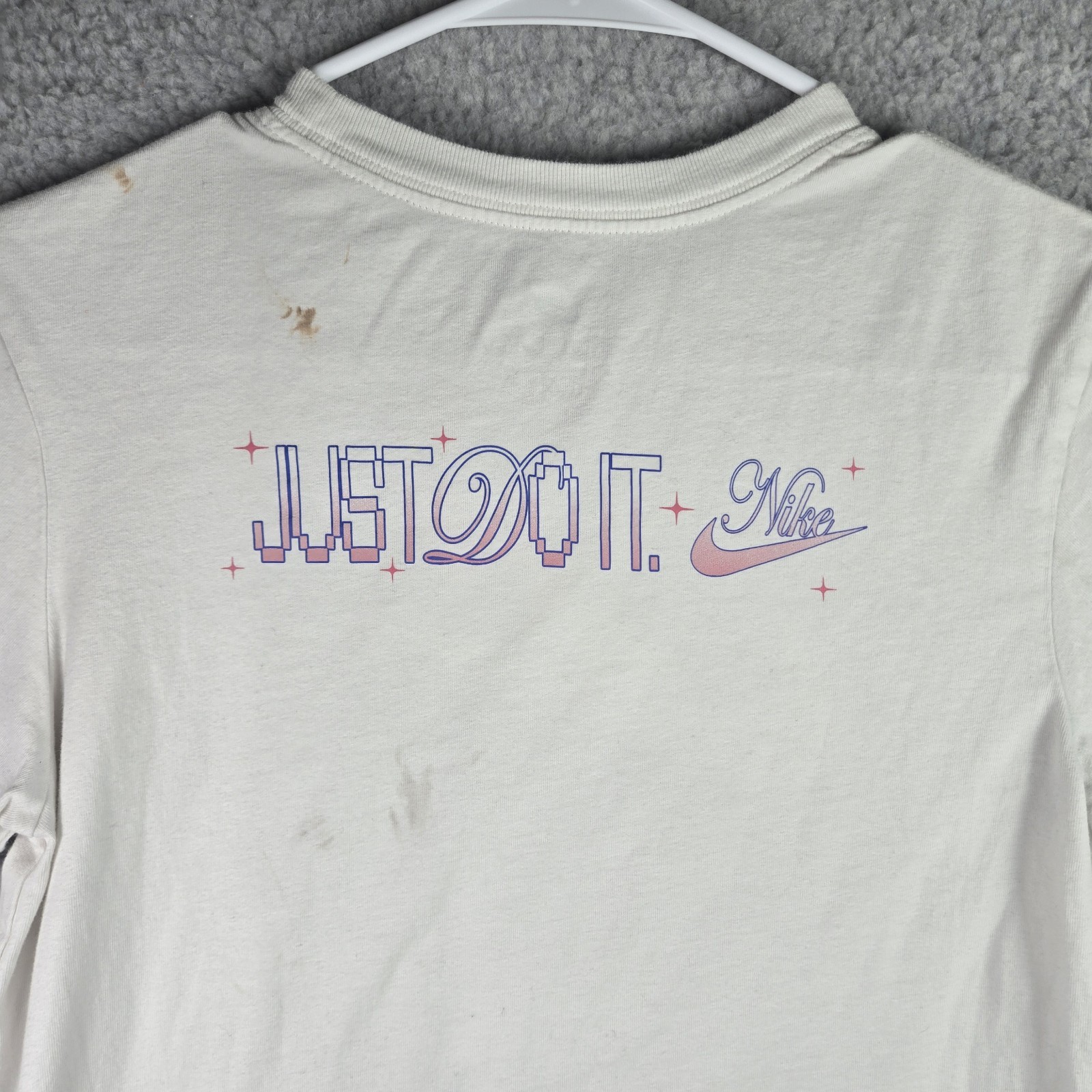 Nike Youth Girls Unicorn T Shirt White XL Sports Mystical Fantasy