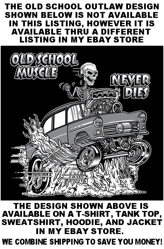 HENRY J KAISER OLD SCHOOL MUSCLE HOT ROD OUTLAW GASSER DRAG CAR SKULL WORK SHIRT