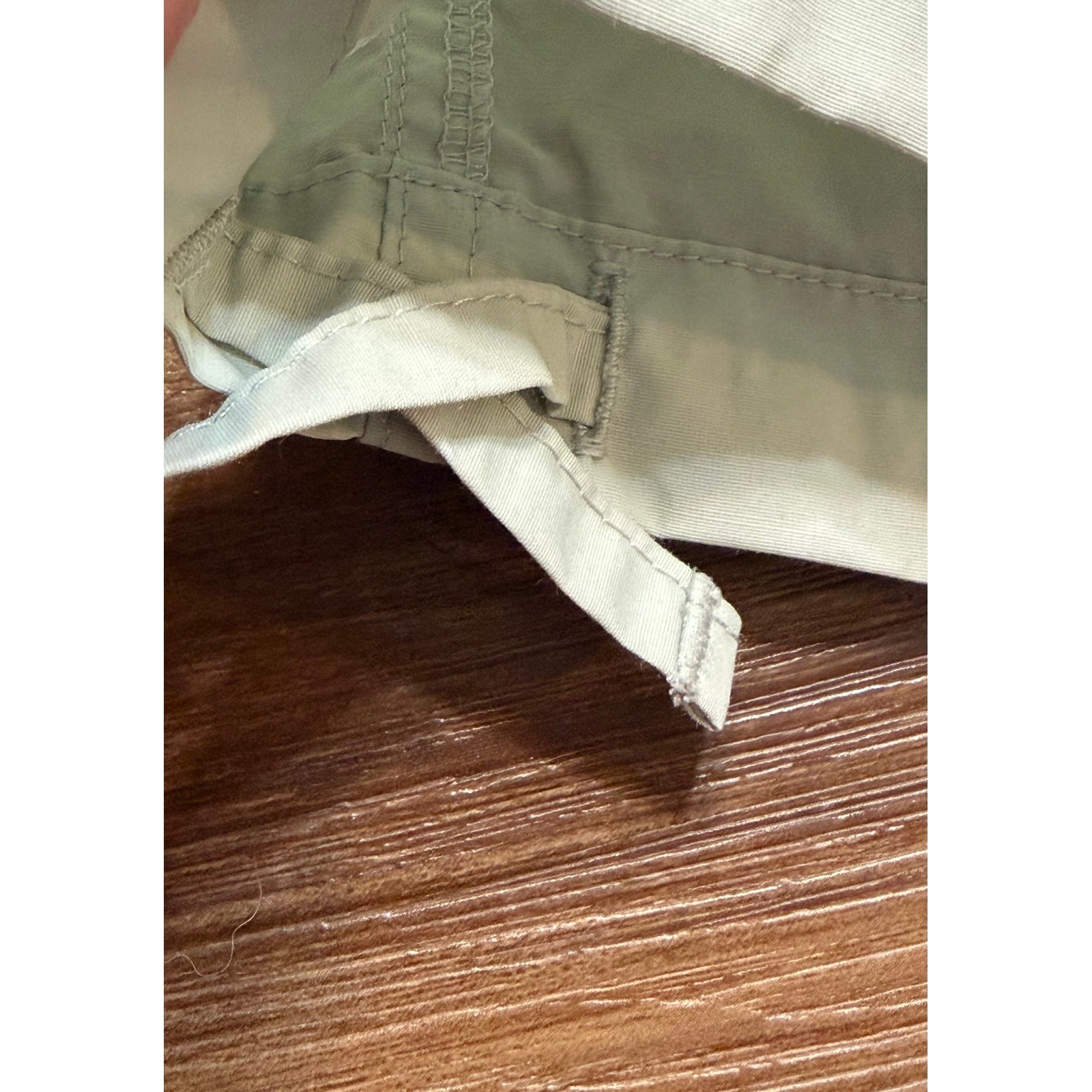 Kith Men’s Light Sage Cotton Nylon Blend Wrinkle Outdoor Cargo Pants Size L