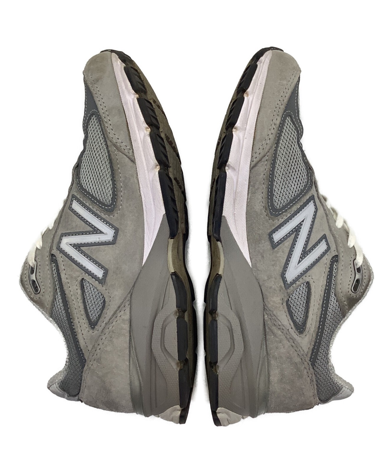 NEW BALANCE Low-Cut Sneakers U990GR4 US8 White