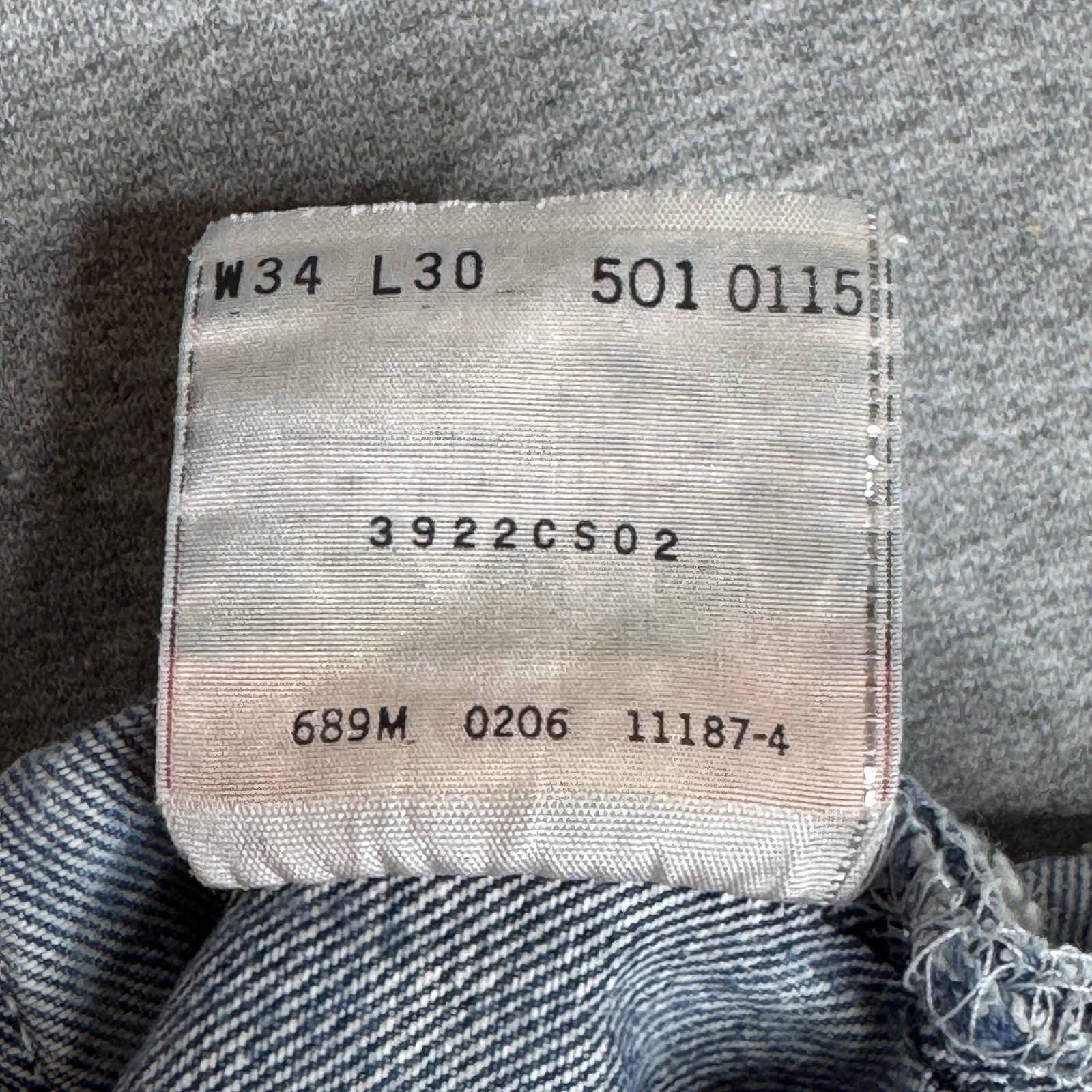 Levi’s 501’s 34×30 Made In Colombia Mid-2000’s