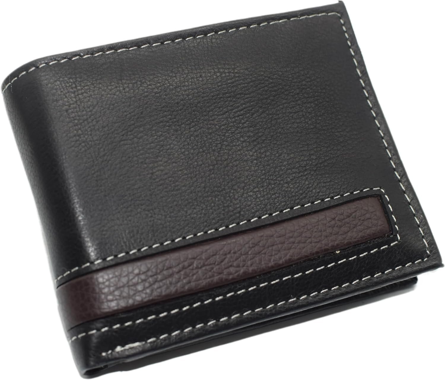 Cavelio RFID Real Leather Wallets for Men – Bifold Removable ID Holder Men’s…