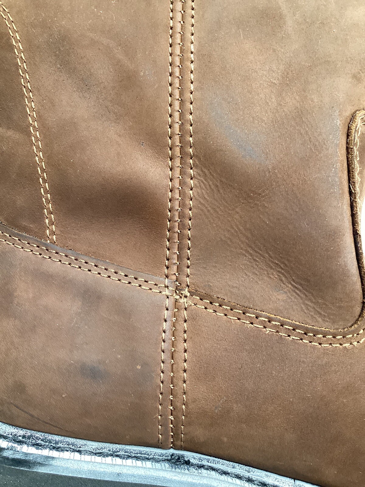 Wolverine Men 10″ Wellington Soft Toe Leather Work Boot Size 12M W04727
