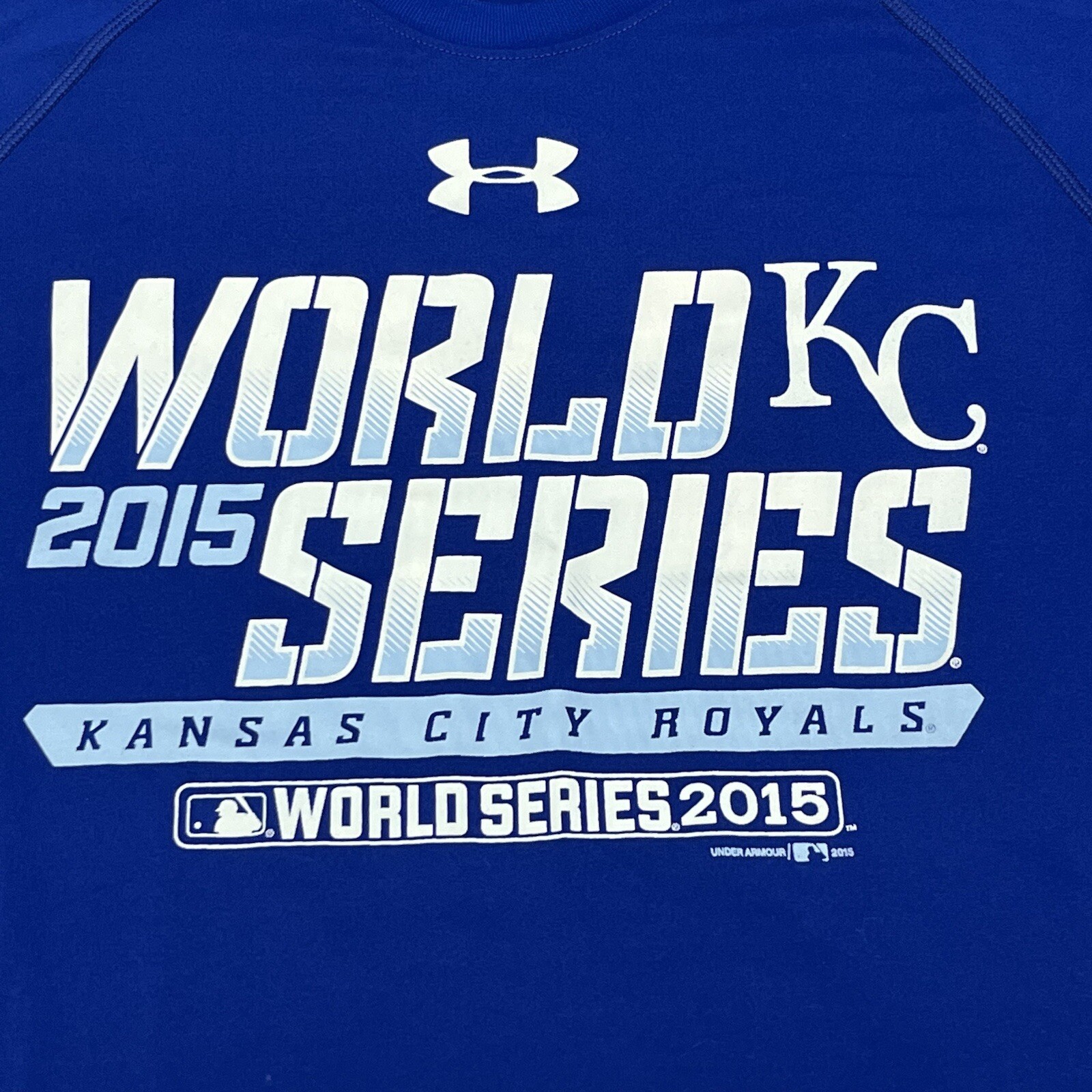 Kansas City Royals Under Armour Loose Heatgear Athletic T-Shirt Men Medium WS15