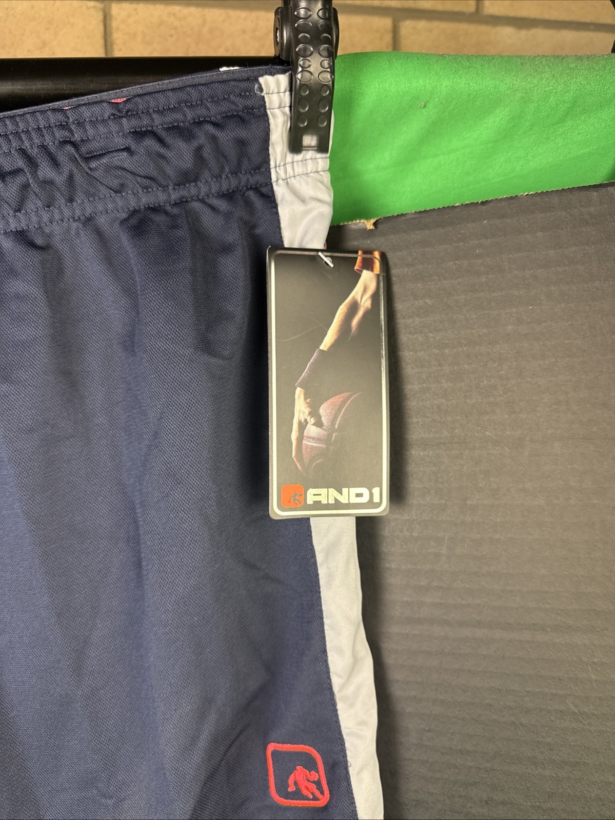 AND1 Run The Court Men’s Short Size 2XL Navy