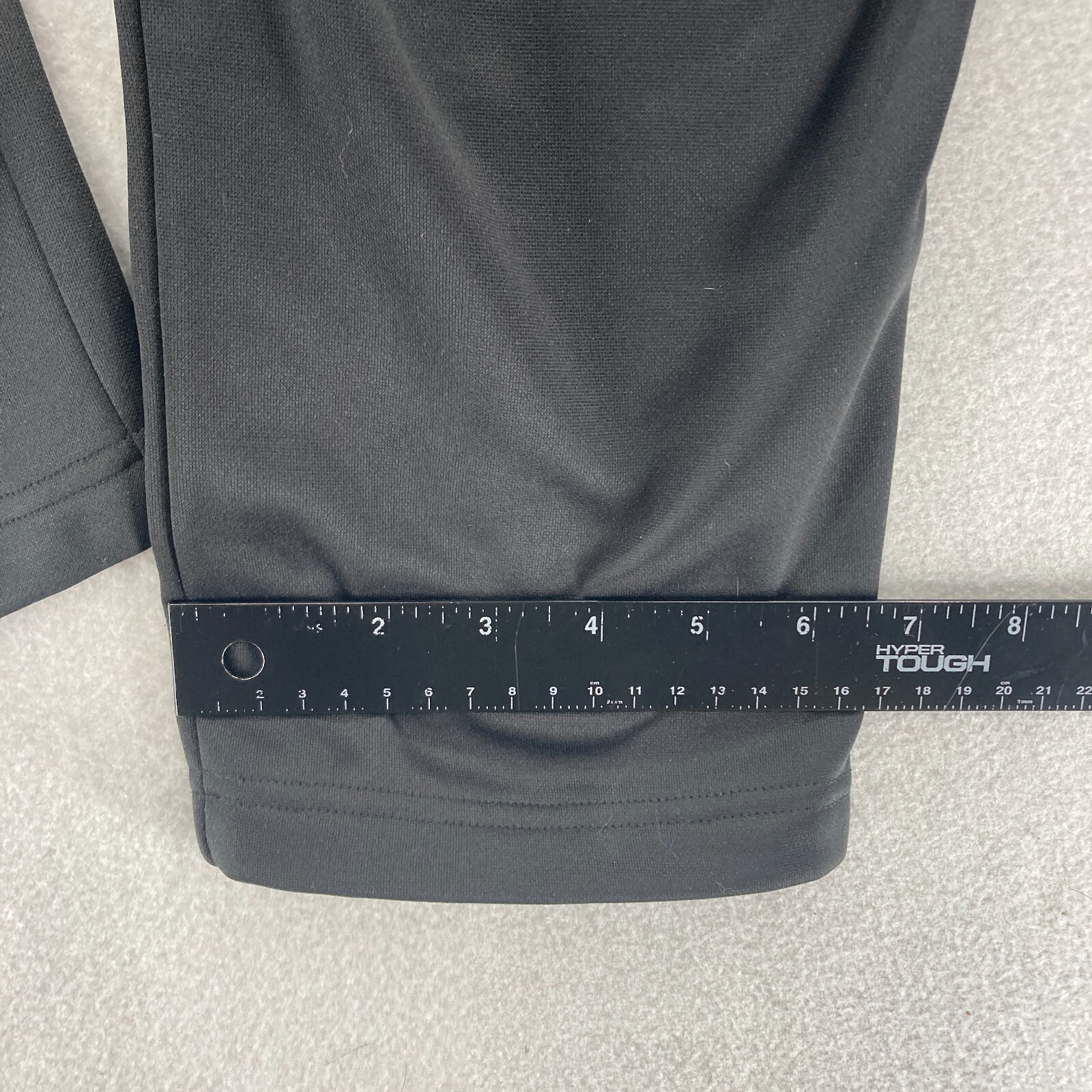 Reebok Tremont Pants Mens Small Slim Fit Straight Leg Black Zip Pocket Travel
