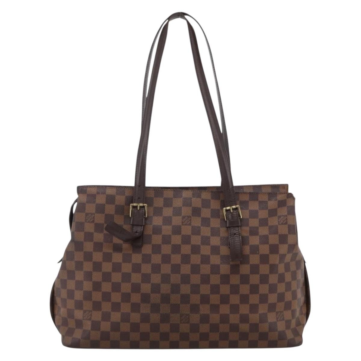 LOUIS VUITTON Damier Ebene Chelsea Tote Bag N51119 LV Auth ka2815