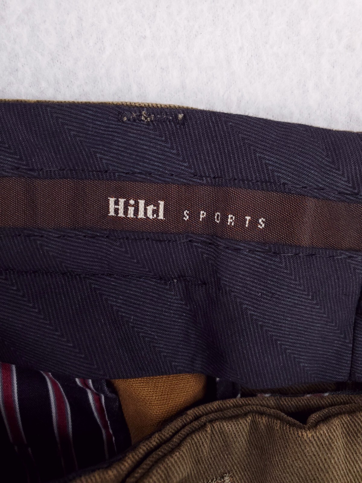 Hiltl Pants Mens 36×32 Green ZE500 Classic Straight Flat Front Khakis Chino