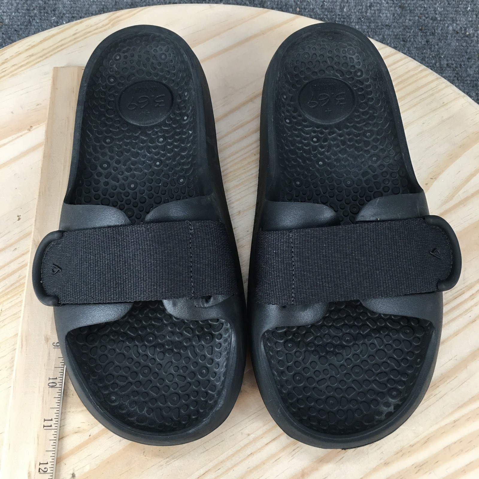 Allbirds Sugar Sliders Sandals Womens 12 Mens 10 Slip On Casual Comfort Black
