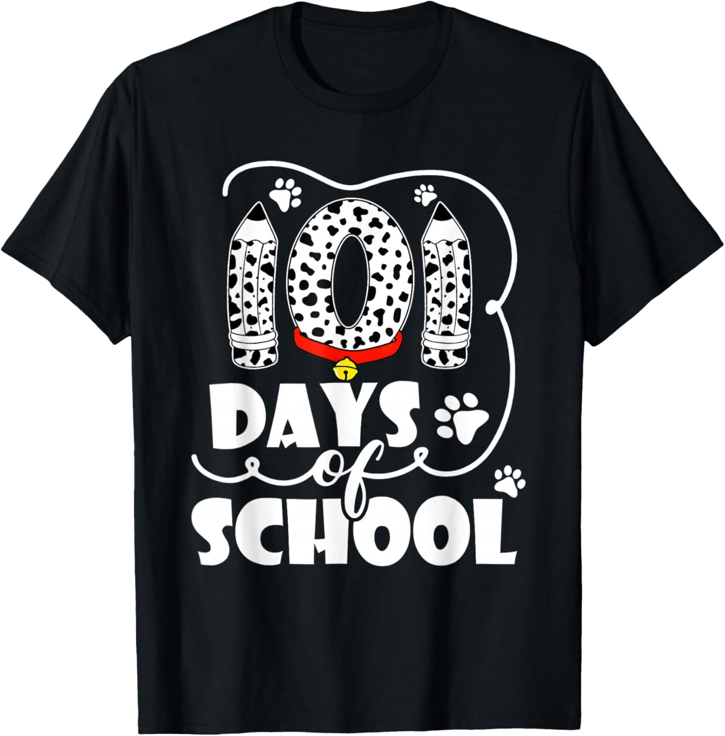 Happy 101 Days School Cute Dog 100 Days Smarter Adults T-Shirt