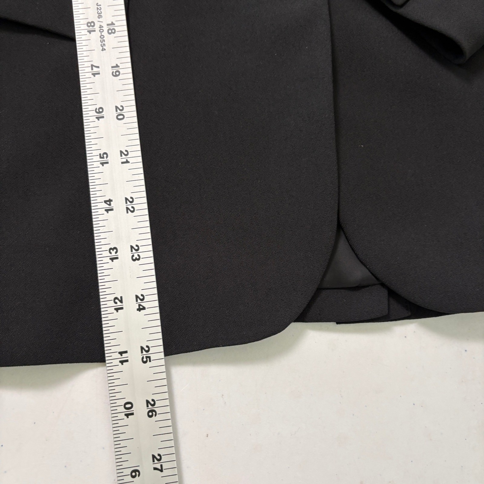 Talbots Tuxedo Blazer Womens 6 Black Satin Shawl Collar Single Button Formal
