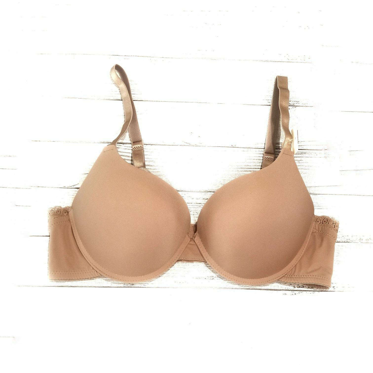 Add 2 Cup Sizes Extreme Ultimate Padded Lace Trim 2 or 3 Hook U Back Push Up Bra