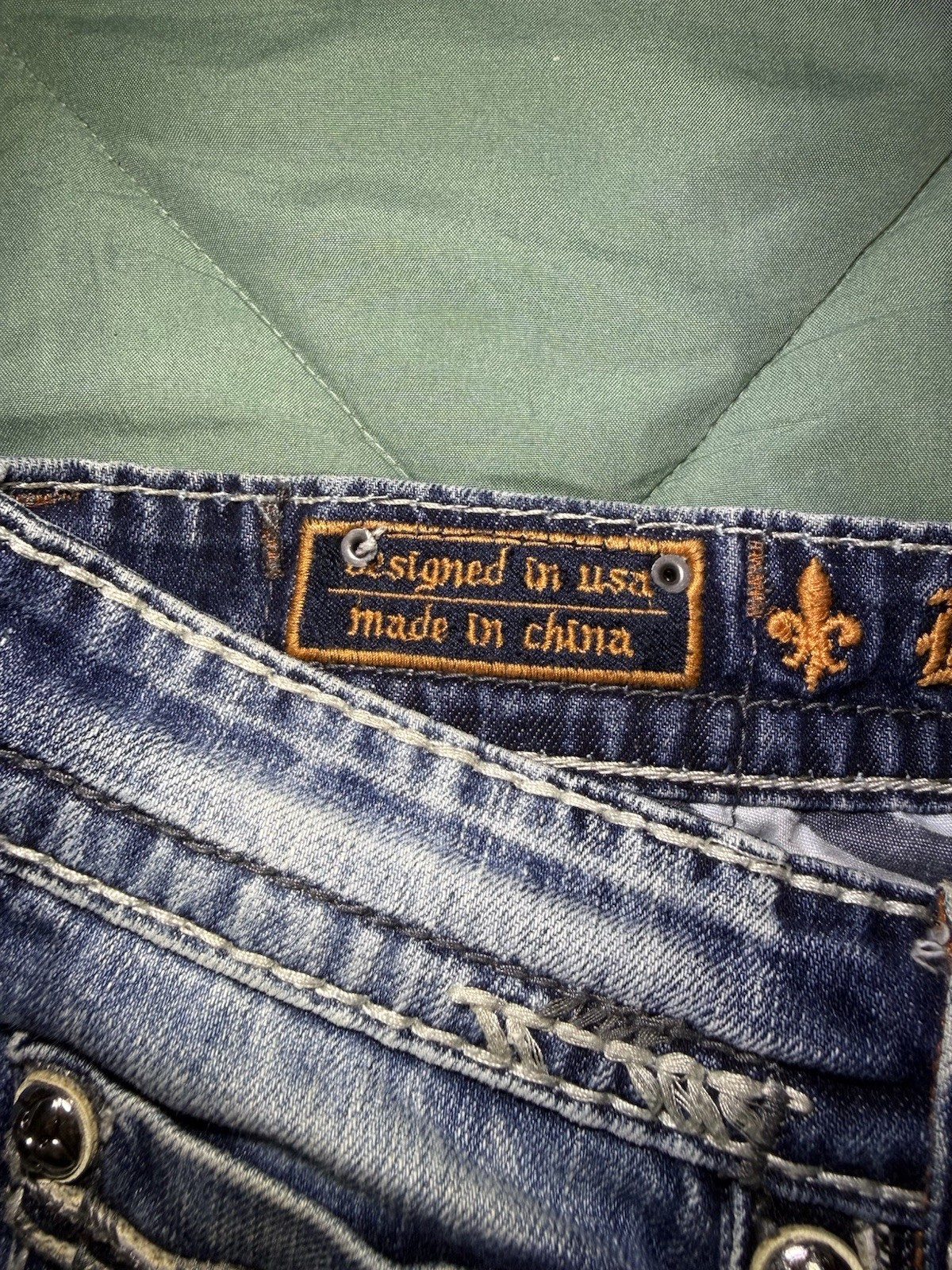 Rock Revival Men’s Straight Fit Denim Jeans 34